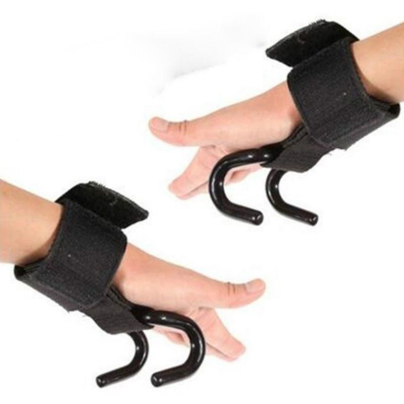 1pc Strap Wrap Bar Glove Hand Training Wrist Support Grip Gym
