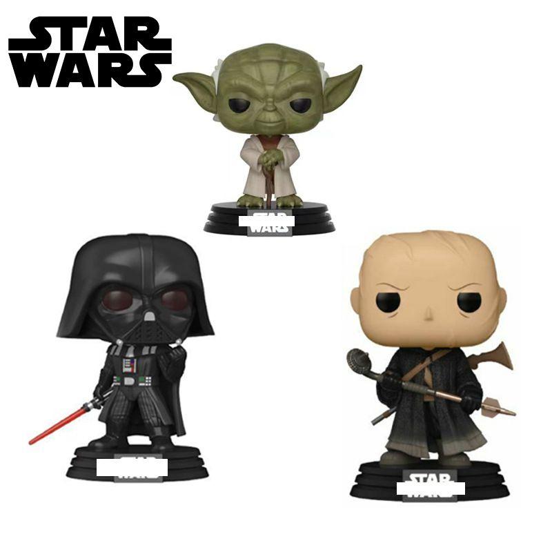 3.9in Funko Pop Star Wars Darth Vader Master Yoda Figures Toy Kids Gift Decor