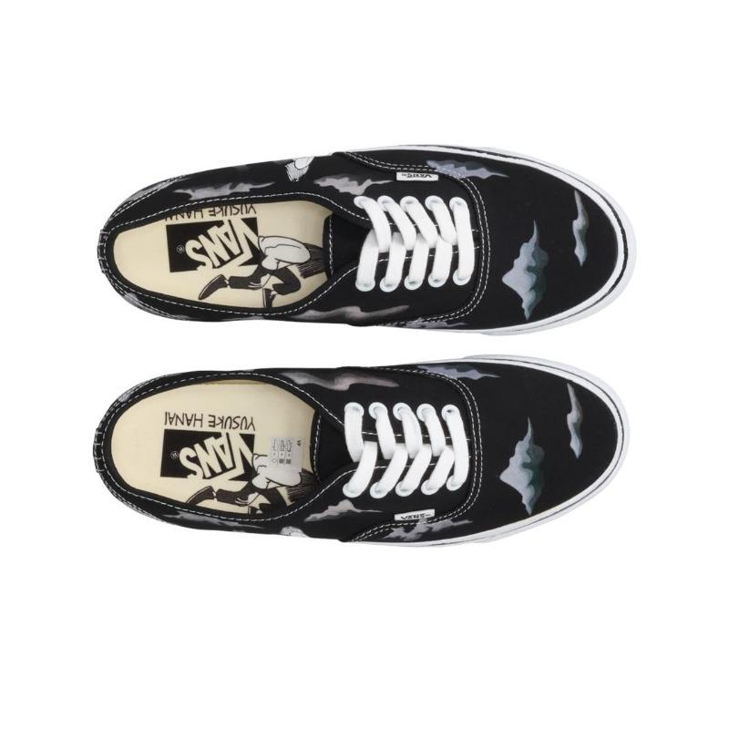 Vans × Yusuke Hanai Premium Authentic Comfort Fit Unisex Skate Shoes Black VN000EBNBPB
