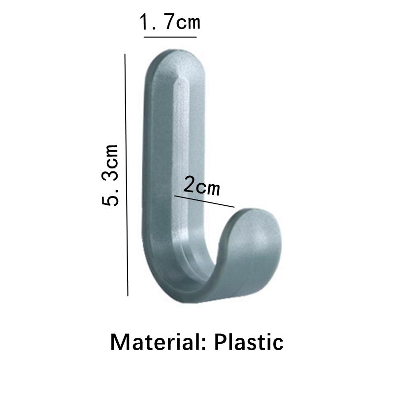 3Pcs Mehrzweck Wand Organizer Haken Hinter-tür Schlüssel Kleiderbügel Haken Bad Robe Handtuch Halter Rack Küche Hardware regal Haken