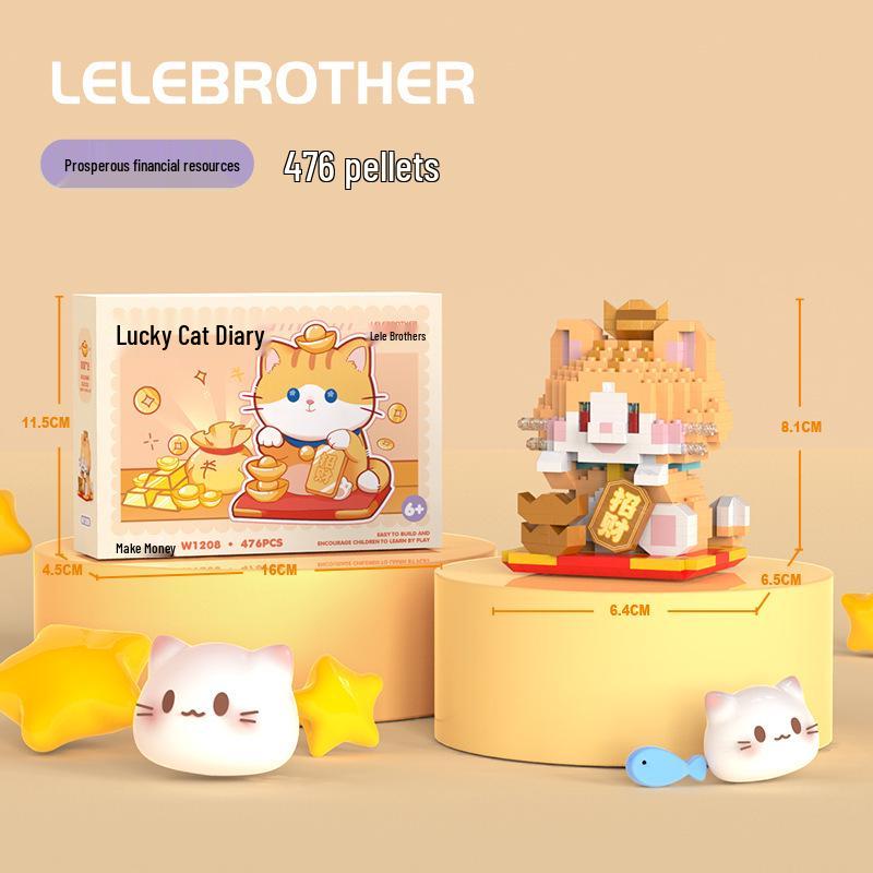 Chinese Panda Building Blocks - Compatible with Lego Bricks, Educational Micro Particle Assembly Toys, Gift Set