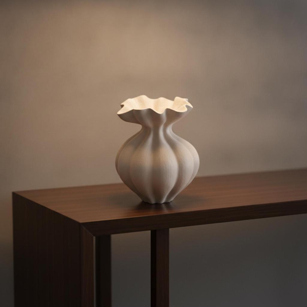Tabletop Vase Modern Decor Compact for Entryway