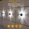 Outdoor Solar Powered Wall Light Waterproof Garden Landscape Spot Light for Villa Courtyard Atmosphere Decoration