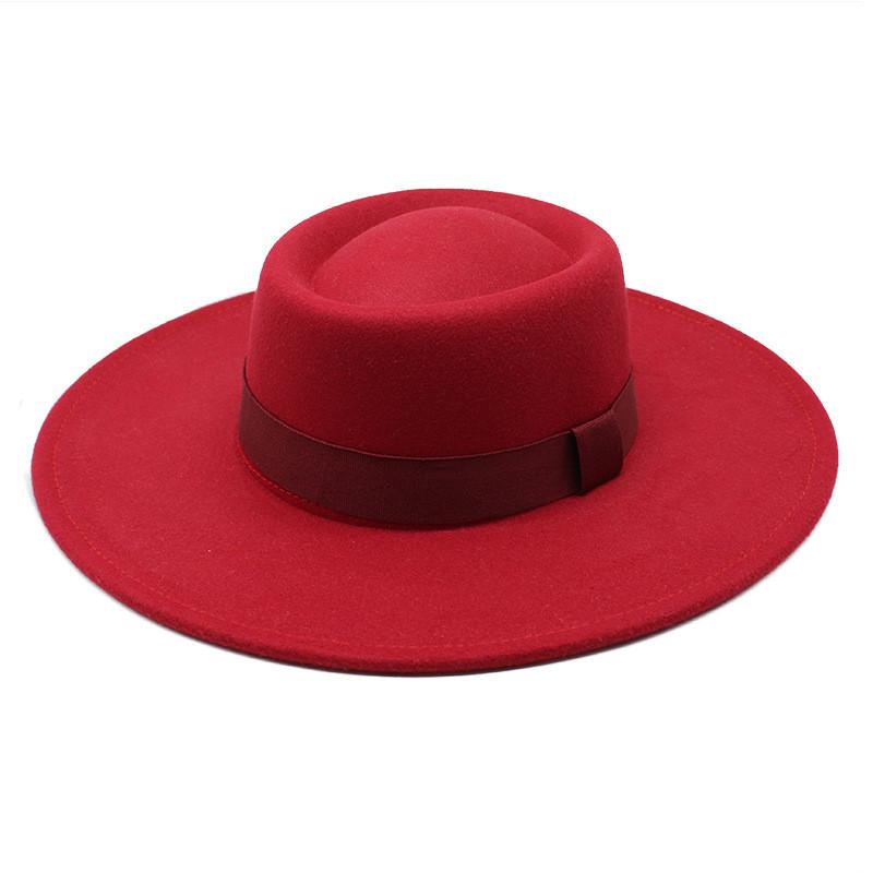 Wool Felt Bowler Hat For Men Women With Wide Brim Sun Protection And Breathability