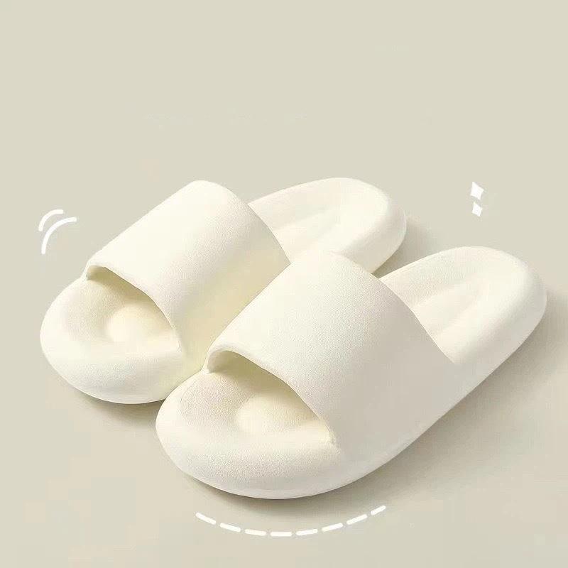 Women's Summer Simple Slippers, Men's Soft Home Slippers, Couple Bathroom Non-slip Sandals, Adult Comfortable Outdoor Beach Shoes