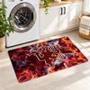 Flannel Kitchen Mat Manchester United FC Soft Area Rug Non Slip Floor Carpet Home Decoration