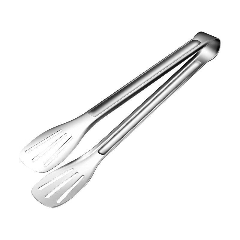 German Stainless Steel Tongs, Food Tongs, Thickened Barbecue Tongs, Bread and Cake Tongs, Special for Grilling Meat and Steak