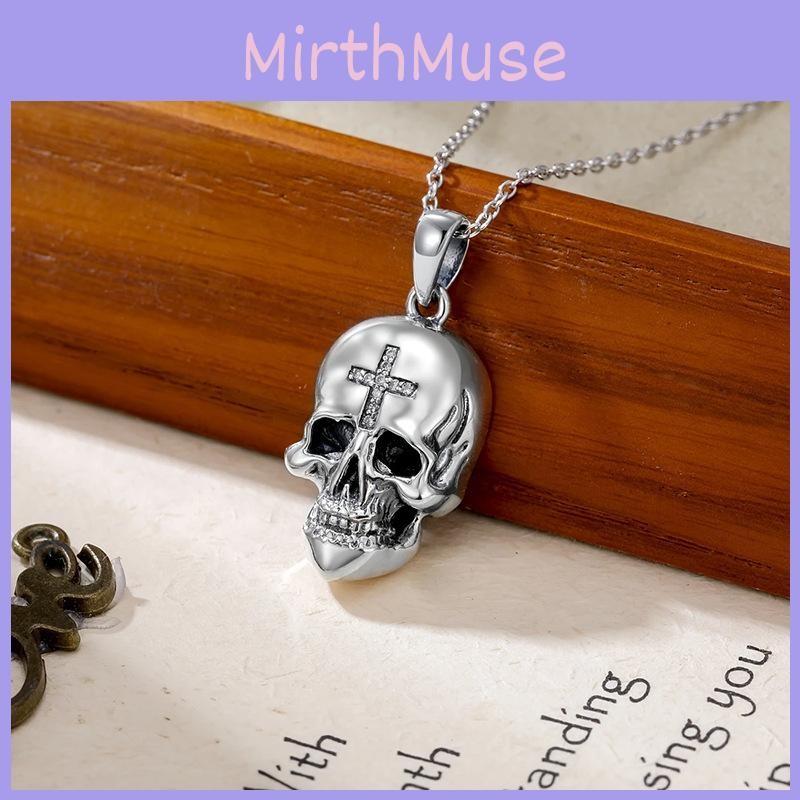 Rock Skull Punk Cross Jewelry Rhinestones Halloween Costume Accessory Decoration