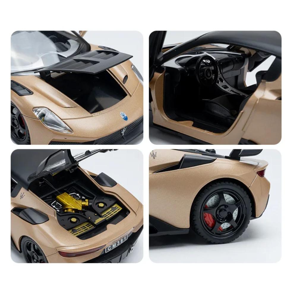 Simulazione 1/24 Maserati GT Auto Sportiva in Lega Modello Ornamento Giocattolo Ingrosso Dropshipping Regalo