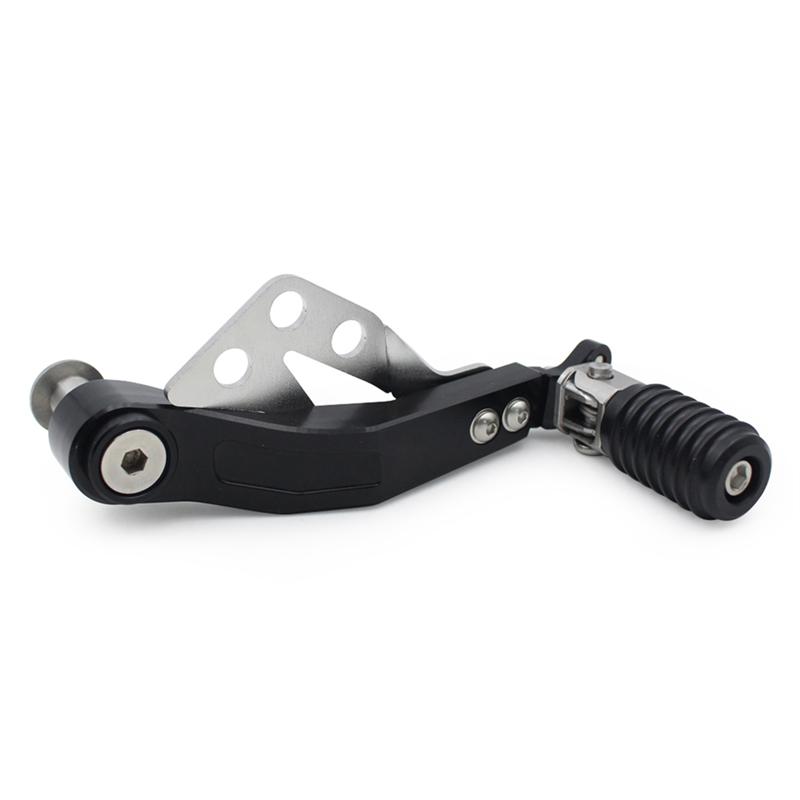 A28G-Motorcycle Gear Shifter Pedal Lever Adjustable Folding Pedal Lever Forbmw R1200 R1250 GS1250 2013- Black