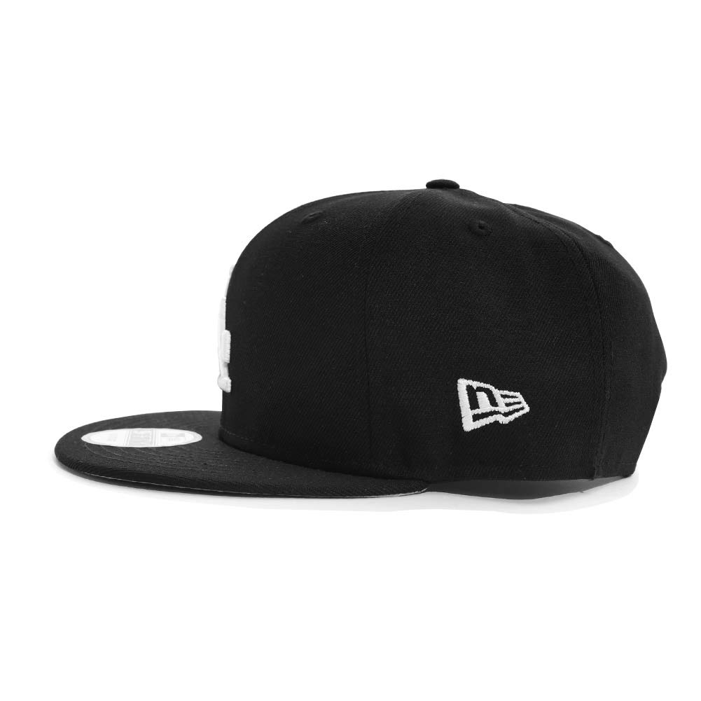 [New Era] NEWERA 9FIFTY MLB BASIC SNAP 950 LOSDOD OTC Los Angeles Dodgers Cap, Adjustable (BLACKWHITE(11591046)) [Used]