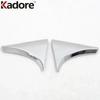 Rear Window Spoiler Cover Trim For Nissan Qashqai J11 2014 2015 2016 2017 2018 Chrome Car Side Wing Triangle Trims Accessories
