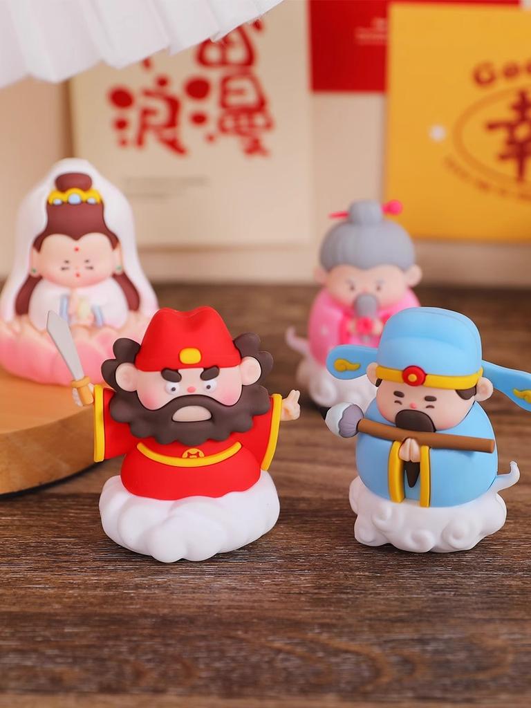 Chinese Lunar New Year Decoration 2026 3D Dragon Baby Ornaments Spring Festival Party Cake Topper Chinese Immortal Desktop Decor