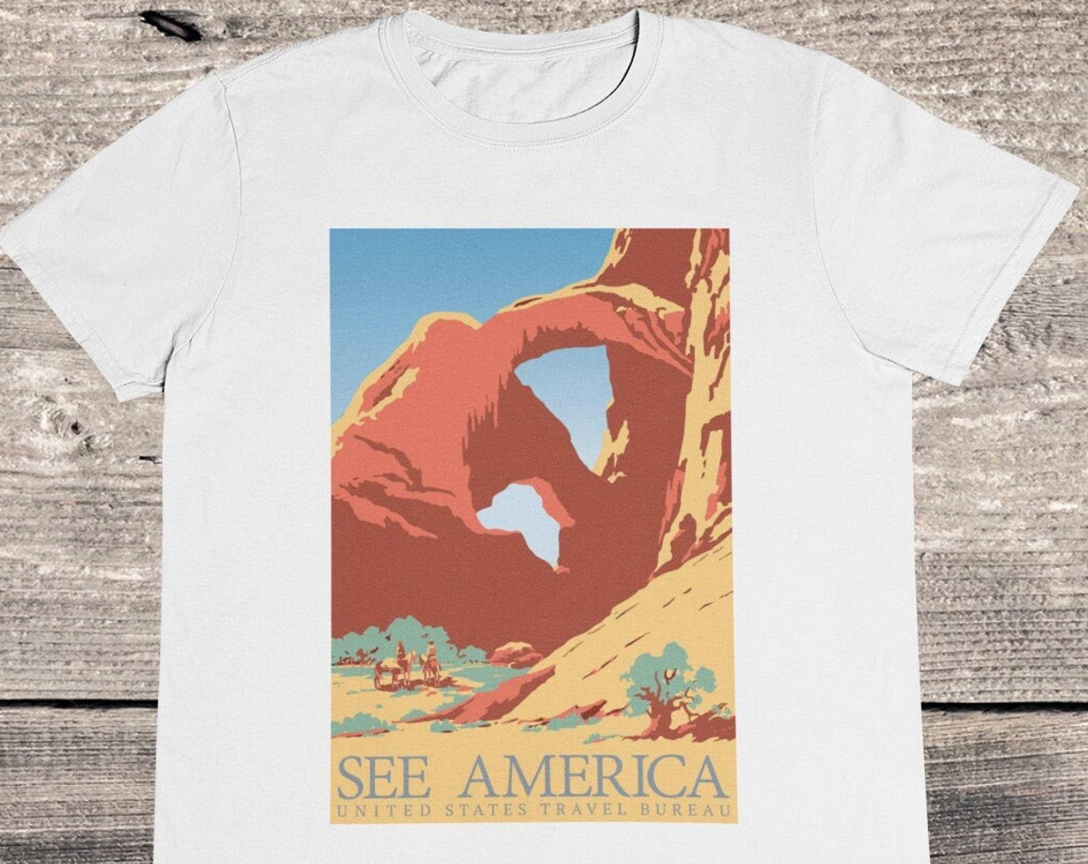 Vintage National Parks T-shirt: See America - Grand Canyon, Arizona XL