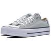 Converse CHUCK TAYLOR SEASONAL Comfortable Versatile Durable Low-top Canvas Shoes for Women Grey