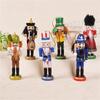 Creative Christmas Wood Nutcrackers Soldier Ornament  New Year Birthday Wedding
