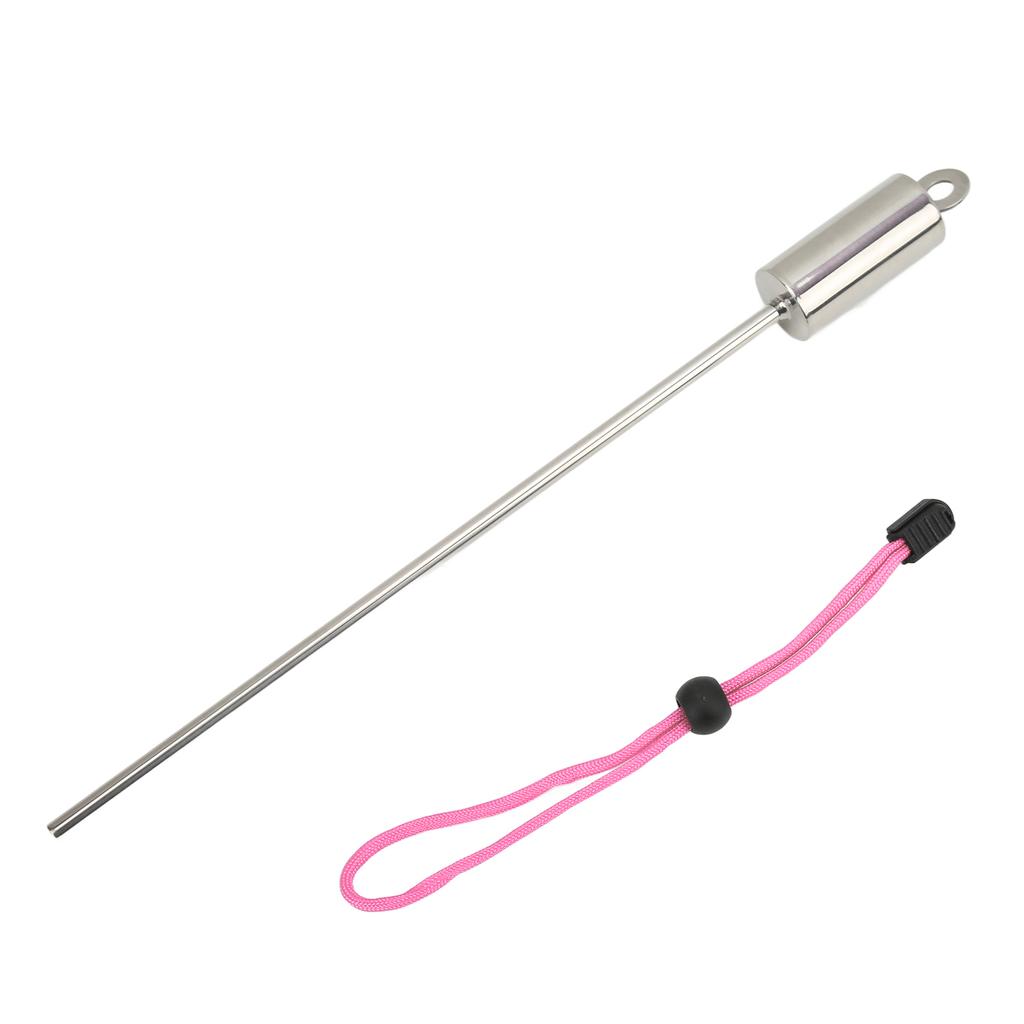 TOOKE 30cm Tauchstock Zeigestab mit Skala Unterwasser Shaker Geräuscherzeuger mit Lanyard Pink