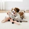 Cartoon Shaped Animal Toy Soft Surface Multi Size Option Squeaky Dog Toy Assorted Tones Bite Tough Texture Puppy Molar Toy