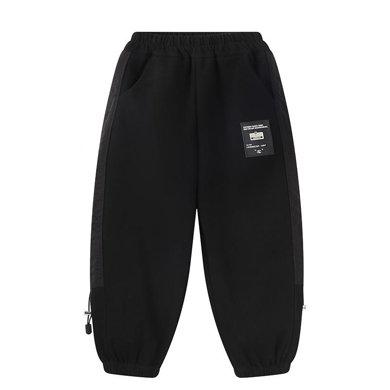 Boys Sweatpants Loose Elastic Waist Jogger Pants Casual Sport Trousers For School Daily Wear Kids Clothing Spring Autumn