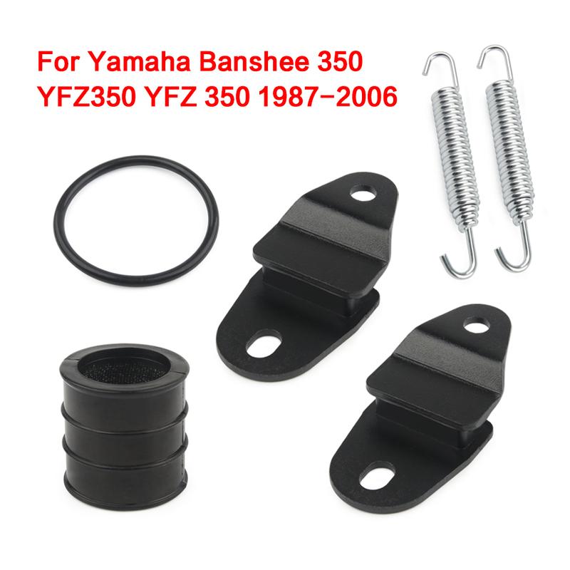 For Yamaha Banshee 350 YFZ350 YFZ 350 1987-2006 Exhaust Muffler Kit  Conta spring + leather ring