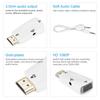 HD 1080P HDMI Female to VGA Female Converter Adapter with 3.5mm Audio Output Cable