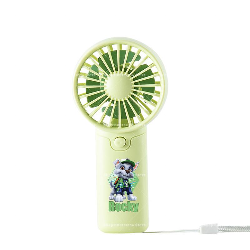 PAW Patrols Portable Fan Convenient Small Fan Summer Pocket Hand-held Fans Lightweight Handheld Kawaii Mini Fan Air Coolers Gift