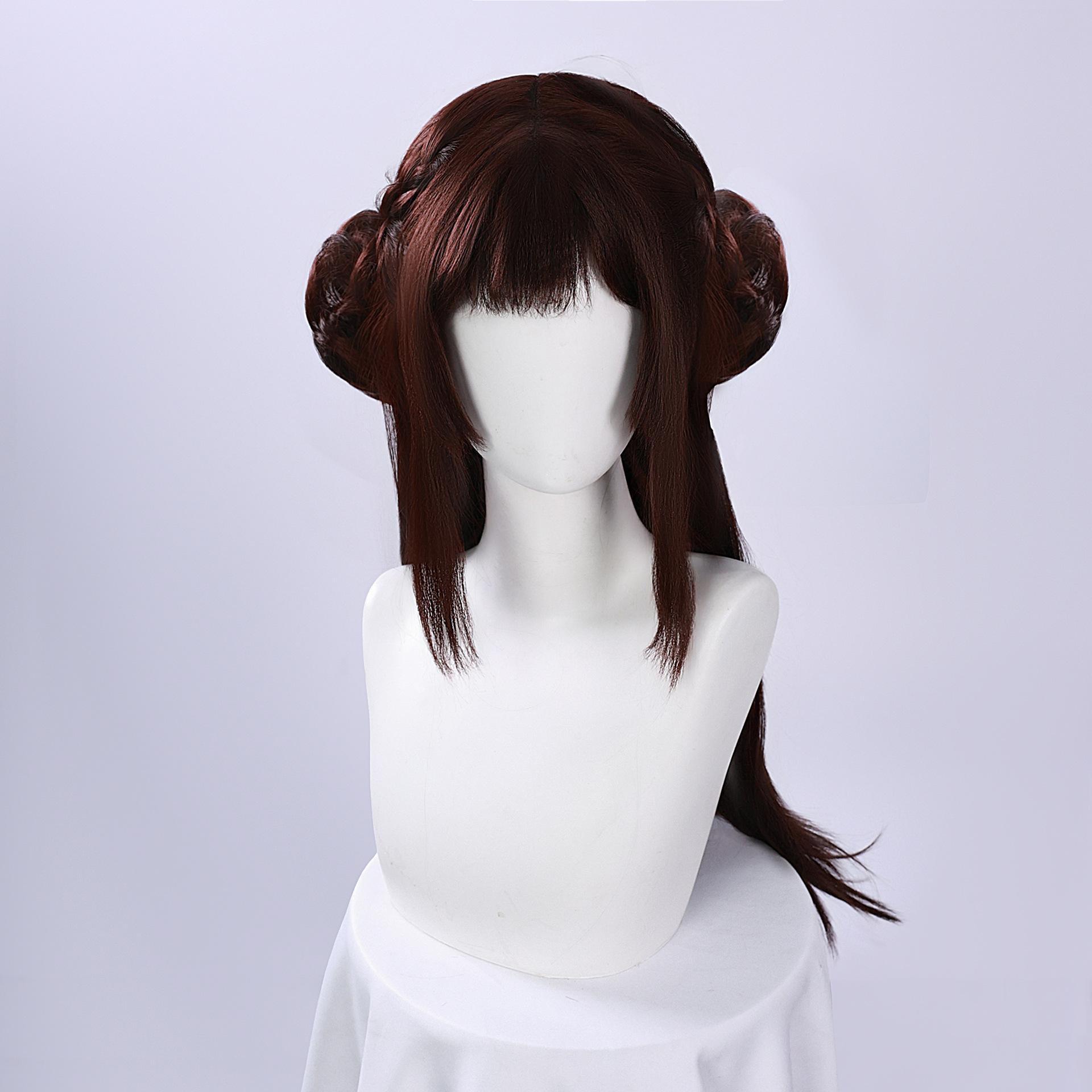 

Костюм для косплея Ху Тао Аниме Игра Naraka: Bladepoint Горничная Лолита Платье Парик Женский Косплей Платье Костюм для Женщины на Хэллоуин 2XL 60-65kg синий