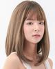 AQUADOLL Medium Full Simple Midi One Size Fits Water Beige Wig, Style, Black/Blonde, Printed, All, P-WBG. Print, wg317P-WBG