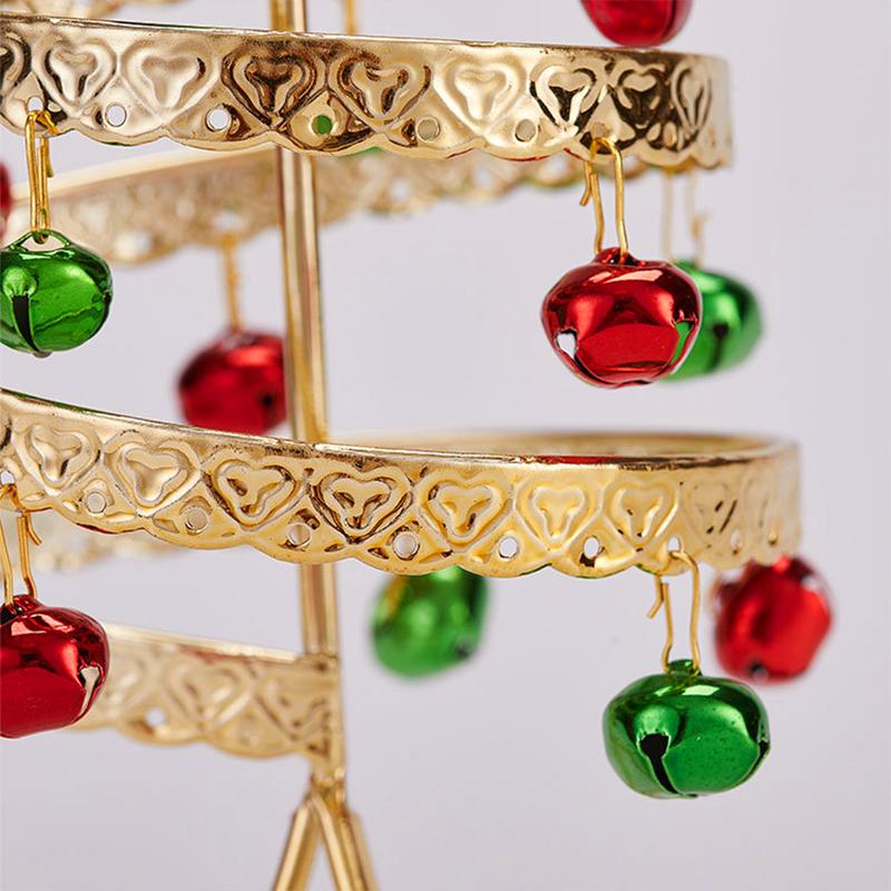 1PC Christmas Decoration Christmas Topper with Small Bells Elegant Spiral Christmas Tree Home Multiple Options Available