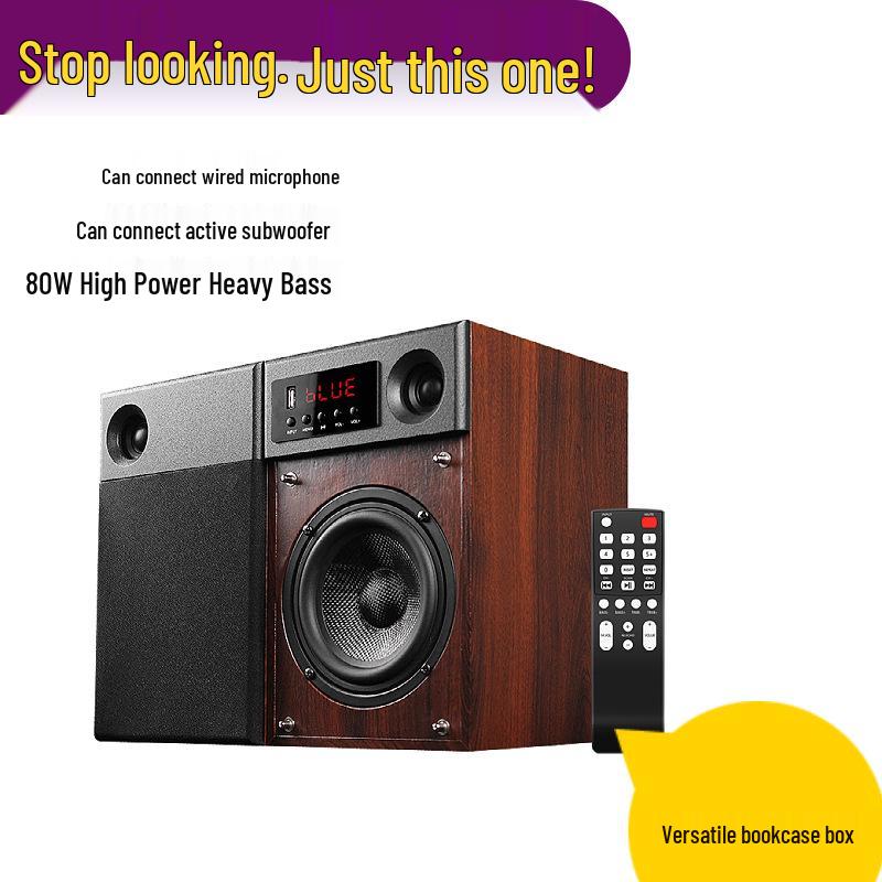 Haoyun HiFi Audiophile 2.0 Desktop Bookshelf Speakers for TV or Computer