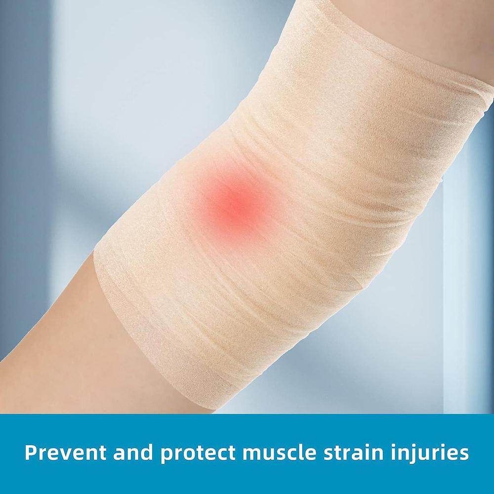 4 Rollen Athletisches Vorbandagen-Wickelband, Schaumstoff-Unterwickelband, Sportliches Vorwickelband für Haare, Knöchel, Handgelenke, Knie