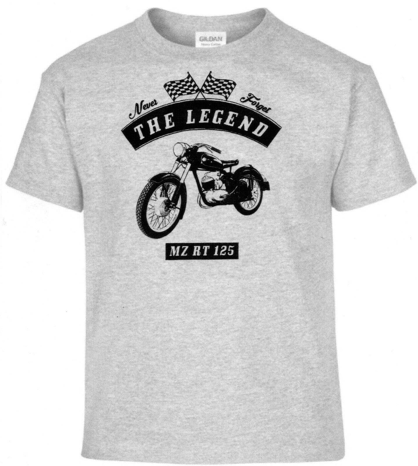 

Unisex T-Shirt Mz Rt 125 Motorcycle Bike Oldtimer Youngtimer