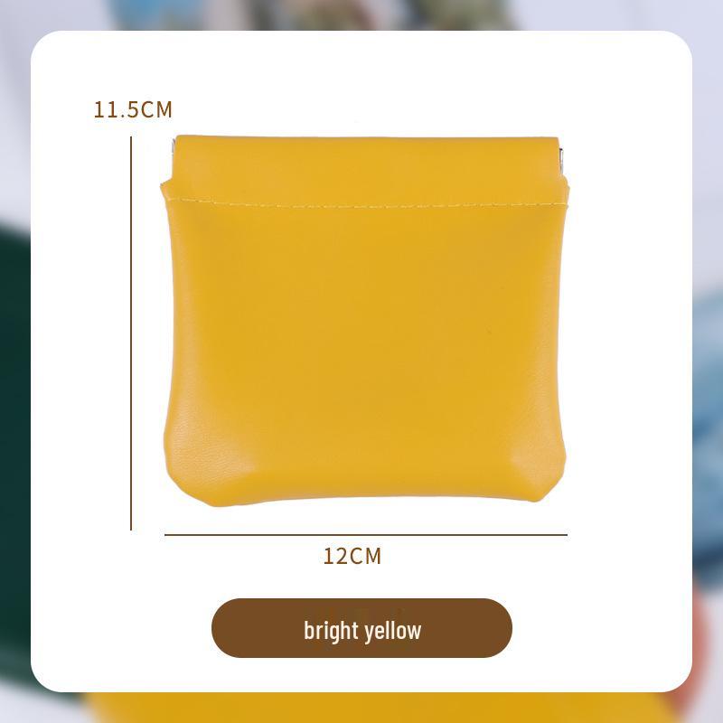 Automatic Cosmetic Storage Pouch with Spring Clip for Cables, Earphones, and Lipstick