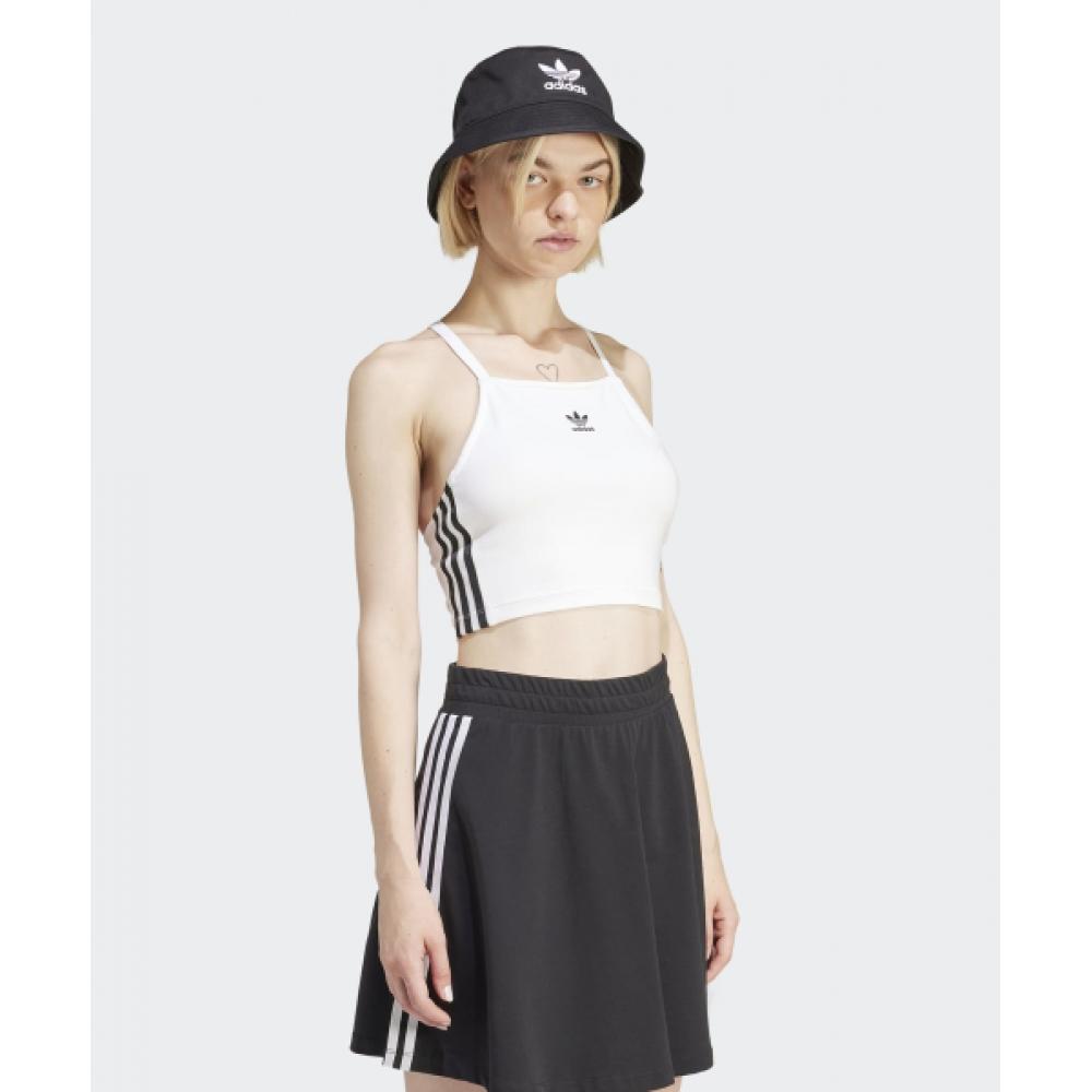 Adidas 3s Crop Top White In8377