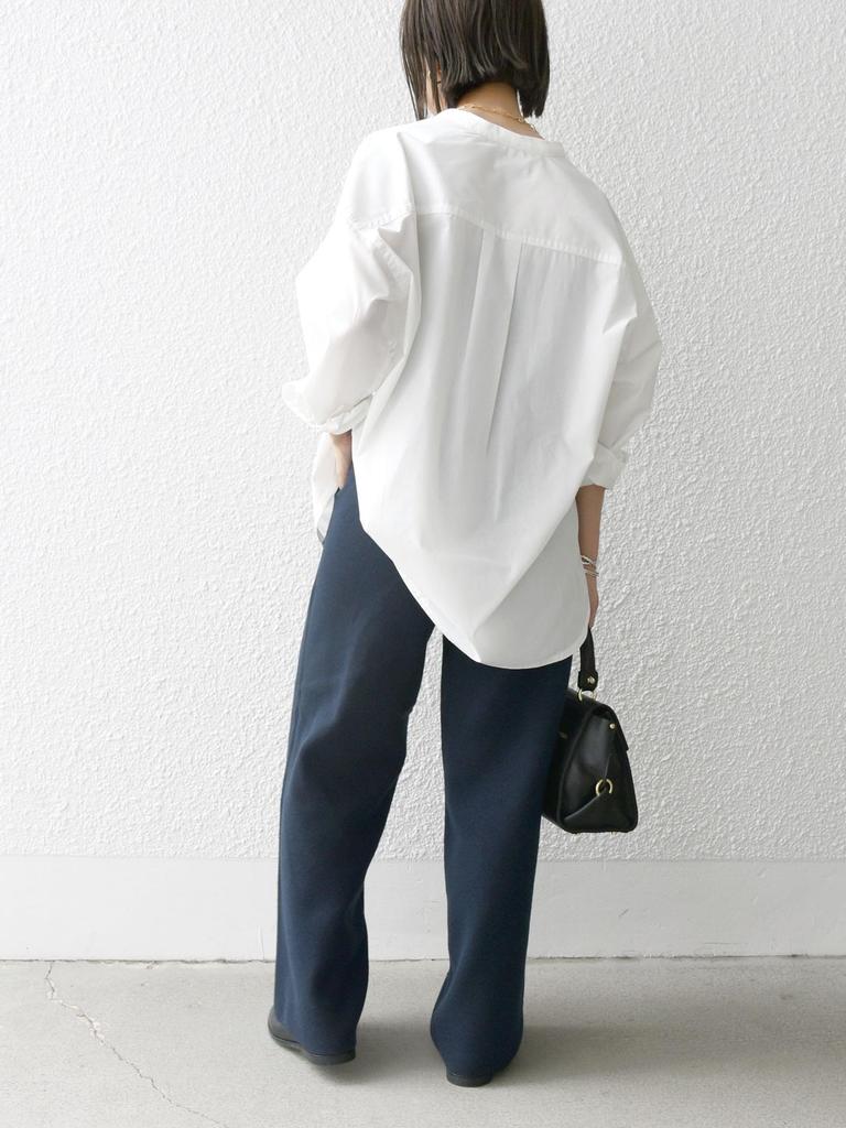 Ships Any Machine Washable REPREVE Band Collar Shirt 721140064 White Size 36