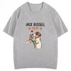 Jack Russell Terrier Mom Cute Dog Mama TShirt Funny Printed Blouse Women Clothing Creative Popular Aesthetics Tops Personality