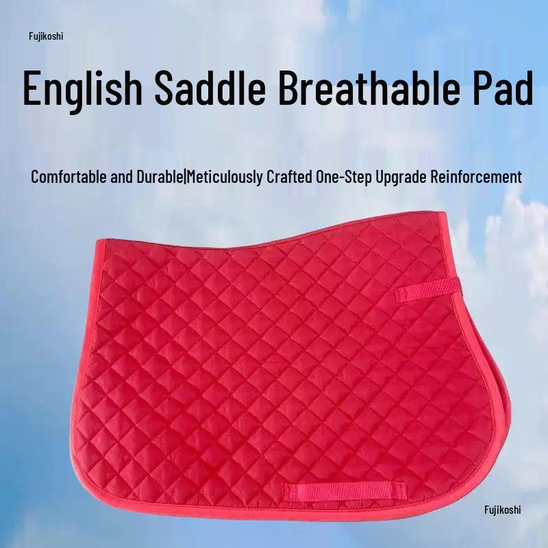 Comprehensive Equestrian Saddle Seat Cushion: Show Jumping, Dressage Sweat Pad with Random Patterns.