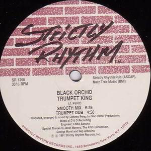 

12inch Record BLACK ORCHID Trumpet King Hands Up SR1258 Strictly Rhythm 1991 US Dance Electronica Used