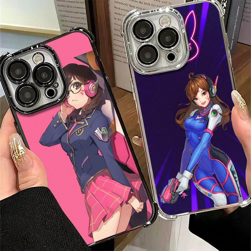 O-Overwatchs D-DVA Soft Phone Case For Xiaomi Poco X7 X8 Pro Max X6 X5 X3 F8 Ultra F7 M8 M7 M5S Redmi 15C 15A 15 14C 13C 12C 13