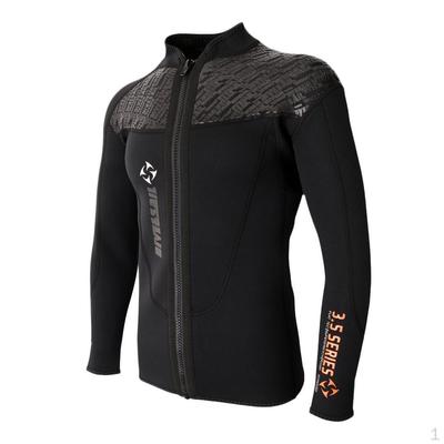3mm Neoprene Top Wetsuit Front Zip Jacket Surf