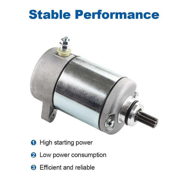 Starter Compatible with Honda Rancher 400 Trx400fa Trx400 2004 2005 2006 2007 Replaces SMU0220 31200-HN7-003 18683