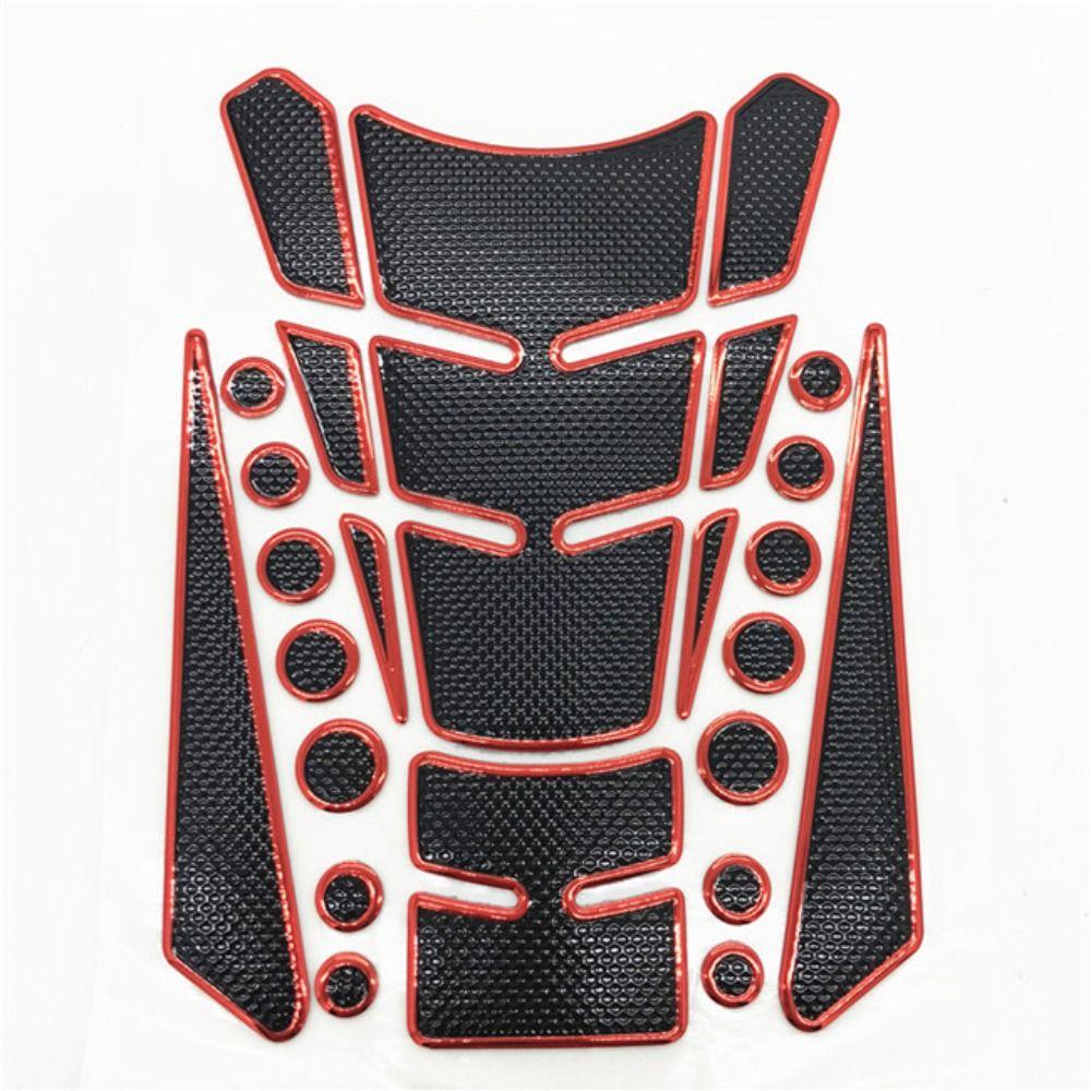 3D Motorcycle Fuel Tank Stickers Universal Fish Bone Decals Protector Pad High Quality Car Decoration Modification Accessories