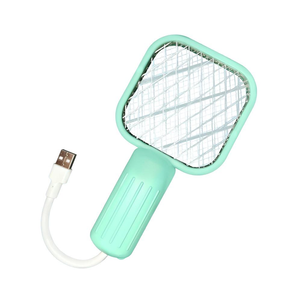 Durable Electric USB Mosquito Swatter Portable UV Light Trap Pest Control Mini Mosquito Repellent Device синий