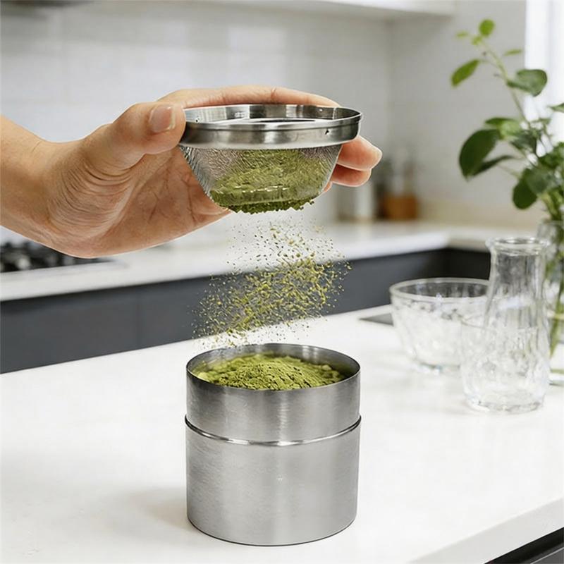 Moderno Lata de Matcha con Tecnología de Sellado Superior Para Mantener su Polvo de Té Seco y Sabroso Portamatcha