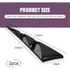2 PCS Car Modified Side Air Vent Body Fender, Shark Gill Spoiler Decorative