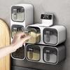 Wall-Mounted Punch-Free Dustproof Seasoning Box for Kitchen