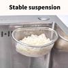 Metal Kitchen Drain Strainer Flexible Basket Sink Accessory Drain Strainer Food Scrap Catcher Stainless Steel Texture