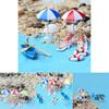 Mini Beach Ornament Micro Landscape Fairy Garden Decorative Doll House Accessory