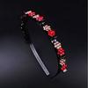 Plum Blossom Hair Bands with Clips Elegant Toothed Clip Braided Hairband  Four Seasons