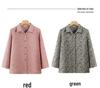 Mom's 2026 Autumn Stylish Lapel Printed Shirt for Middle-Aged & Elderly Women